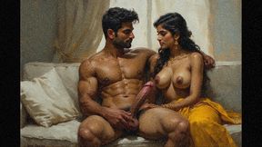 Indian college girl 18 year old first gangbang after her college in her friends house