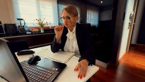 Boss Conquers with Feet in Stockings MP4