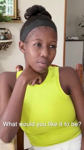 This shy BUSTY BLACK BABE said she loved her HUSBAND... ditched him the moment Miami came up   Clip 1