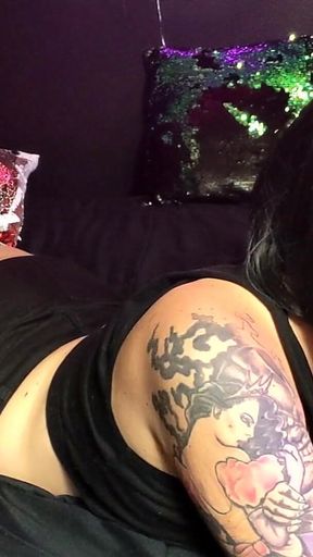 Satanic Rocker Chick