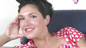 ”Minnie Mouse white stockings feet”