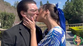 Filthy Hills Teen Latina GF's Deep Throat and Cowgirl Ride