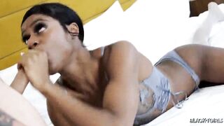 BLACK TGIRLS: Cramming Up Ms. Labia Katt