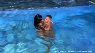 Beautiful Busty MILF Pool Fuck With Nikita Reznikova!