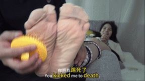 Asian Stocking Feet - Asian Foot Fetish Porn Movies on Stocking-Tease.com