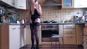 Behind the Scenes Sissy Slut Morning Breakfast