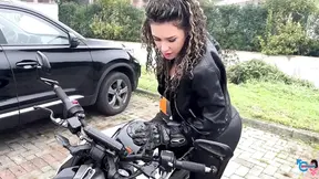 Italian babe takes wild with a big cock anal