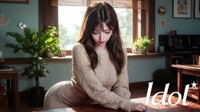 the same asian girl from the cafe who i wanted to fuck right on the table [ai]