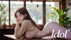 the same asian girl from the cafe who i wanted to fuck right on the table [ai]