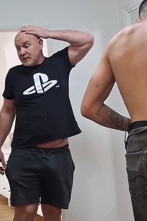 Vlado Super Sexy Young Friend Wanna Fuck Me in the Morning. Gay Anal Bareback Creampie
