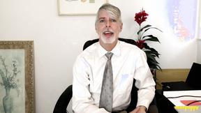 ”ManPuppy: Psychiatrist Richard Lennox Teaches Virgin To Cum In Office Session”