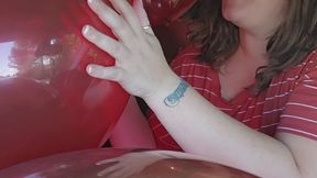 Public Pop with a Car Full of Balloons