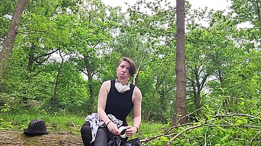 Hiding a panty and tape gag under an innocent looking white mask ?