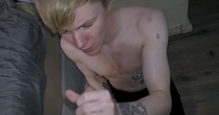 Blonde boy gets his tight butt hole enlarged in webcam kinks