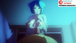 Gumball`s Mom Do Hot Titsjob And Getting Cum In Mouth - Furry Hentai 4k 60fps