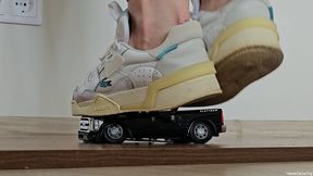 Toy Car Crush in Sneakers