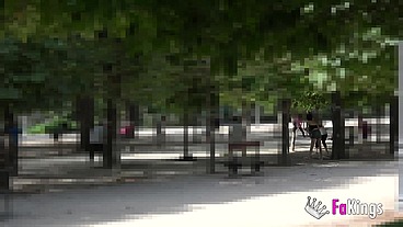 PUBLIC BLOWINGS by Zuko: She wants to lick a black dick in the park!