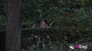 PUBLIC BLOWINGS by Zuko: She wants to lick a black dick in the park!