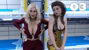 Milf vs Teen Battle for Pleasure in Stranded 3D Hentai Space Adventure