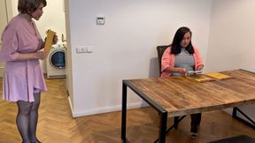 Christina learns massage from Thai Milf