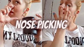 Nose picking nose snot nose FETISH