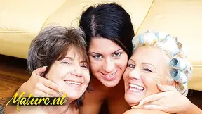 Teen Rashina Tempts Mature Lesbians Into Steamy Three-Way Action Scene