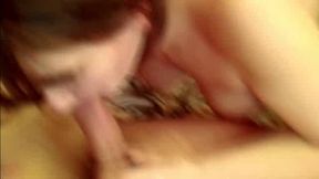 Russian Amateur Girl in a Cuckold Gangbang