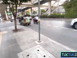 Oriental hotty picked up in a cafe and taken to a hotel for smutty fascinating sex