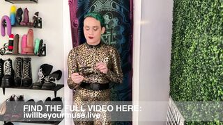 Trying On a Sexy Catsuit My Neighbor Gave Me