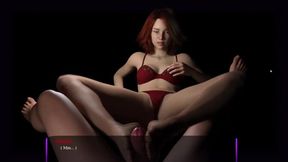Teenager plays adult game with her sexy mom while dad watches