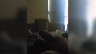 Fast hand-job in the Medical center Couch
