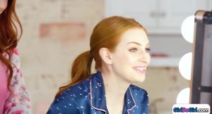 Redhead gfs kiss licking pussy and 69ing