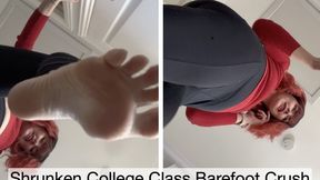 Shrunken College Class Barefoot crush