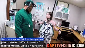 Naughty Nurse Serena Morgan gets fingered and fucked in medical exam POV