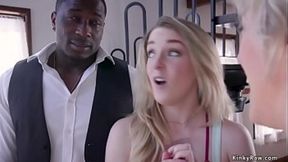 Blonde Kate Kennedy & Her Black BF Rob Piper Bang Two Milfs, Dee Williams, With Big Dick&#x1F346; BDSM
