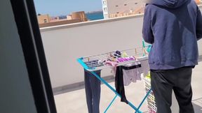 CAUGHT with a dick in my mouth! A condominium caught me in the closet with a cock in my mouth, what can I do now?