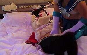 Asian Crossdressers Give a Helping Hand to Each Other