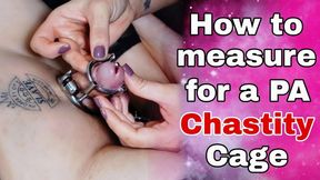 How to Measure for a Chastity Cage - Femdom Slave