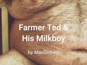Farmer milks chubby boy's fat tits for profit (re-upload)