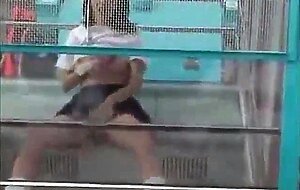Japanese Girl Masturbates on a Ferris Wheel