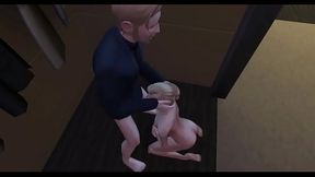 I caught these two fucking in the dressing room of a restaurant.