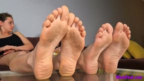 Sisters Dirty Big Feet - 4K MP4