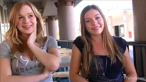 Adorable Teens Alaina & Aurielee Showcase Their Naturally Sexy Tits