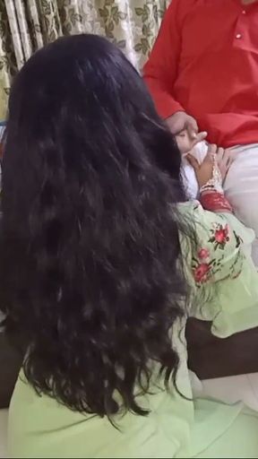 Sasur ji aise mat karo mai apke bete se sikayat kar dungi   Clip 1