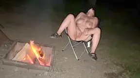 Mya Lane In Masturbating In The Open While Camping And Sucking Cock