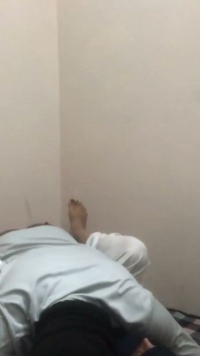 real step-sister stuck in bed then i fuck her   Clip 1