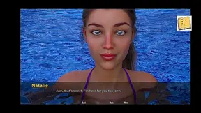 Rachels Seductive Bikini Allure in Vibrant 3D Hentai Paradise