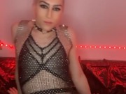Femboy plays with black dildo 🍑🍆 FULL ON ONLYFANS