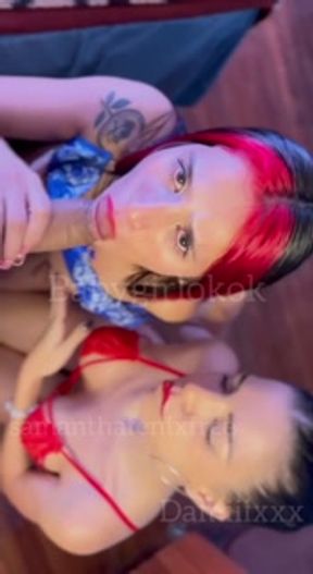 My FRIEND MEETS US AND MY FRIEND LOOKING FOR MILK Camii-noe &amp; Babygirlokok