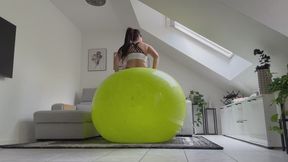 Giant Green Gymball